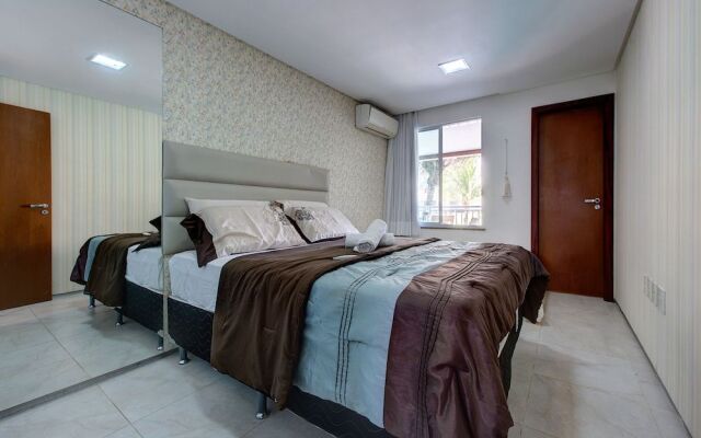 Apto térreo pé areia em Porto das Dunas