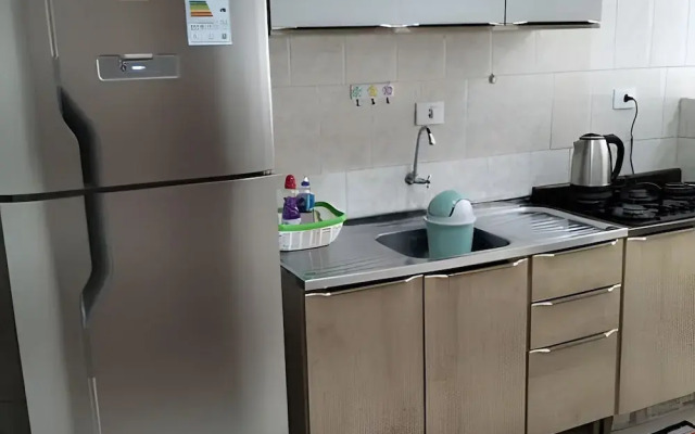 Apartamento para 4 pessoas com AC