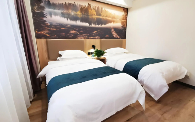 Greentree Inn Shandong Dezhou City Lingcheng District Fuxing Street Bus Station Express Hotel – Guest Rooms – Dezhou