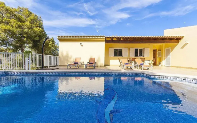 The Villa Located in Cala Vinyes, has a Private Pool