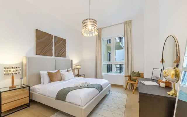 Manzil - 1BR | Near La Mer Beach | Pool & Sea View