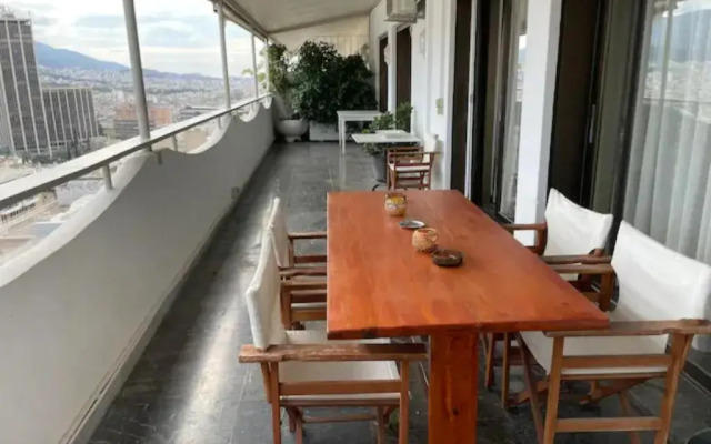 Athens 360 penthouse, panoramic City view