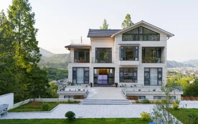 Cloud Summer Blossom - 180° Mountain Stream Retreat - Starry Pool Villa Resort – Outside – Huzhou