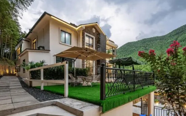 Jingsu, Starry Sky Swimming Pool Bar, Mountain View and River Tracing Parent Child Resort Villa – Outside – Huzhou