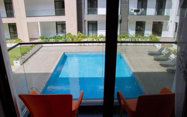 Nicely Furnished Studio with Pool view at Embassy Gardens