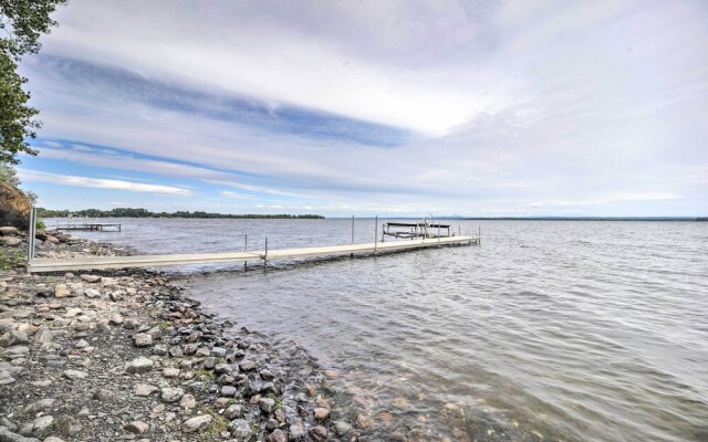 Waterfront Home w/ Dock & Beach on Lake Champlain!