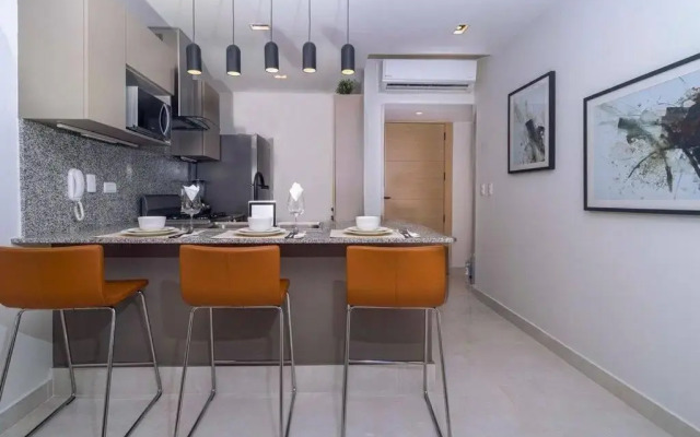 1BR in District Apt @Downtown W/ Pool+Gym+Terrace