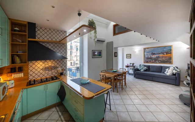 Casa Riviera, Big Apartment with Sea View on Chiaia