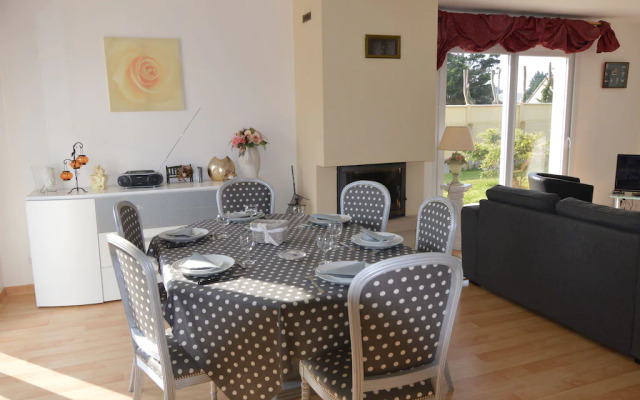 Modern Holiday Home In Denneville with Garden