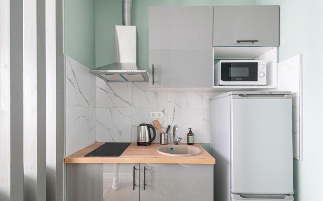 In an apartment on Taininskaya Street