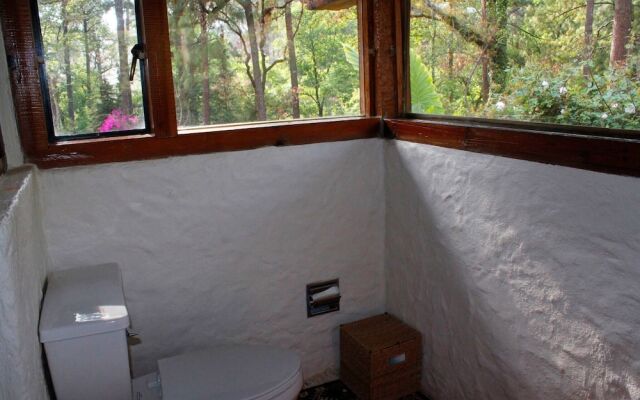 Country House In The Woods With River