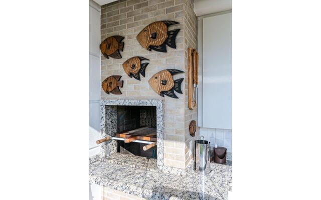 Próximo a praia com churrasqueira na varanda #IA09