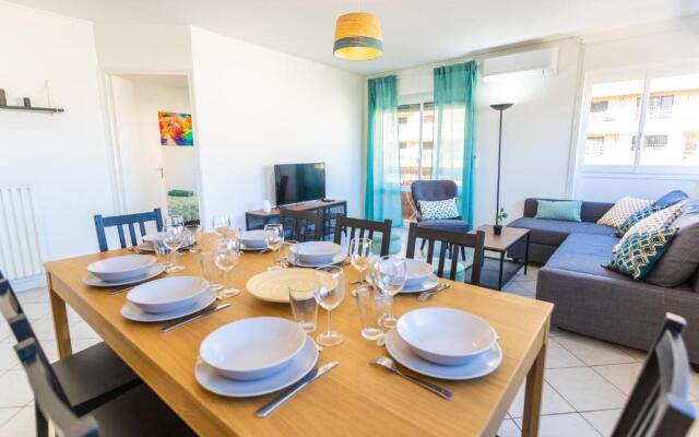 Superbe 100m2 - 2 Balcons - Proche Gare - Climatisé