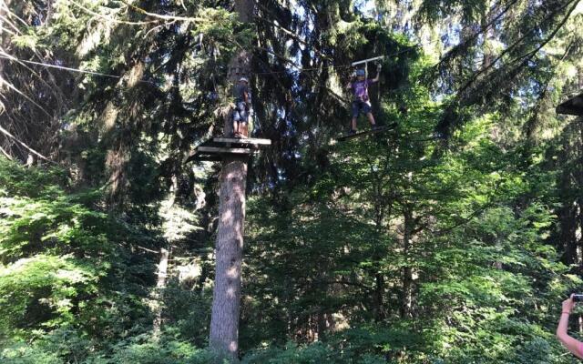 Ferienwohnung Laax mit Traumblick, großem Balkon und Terrasse