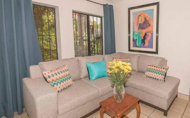 King Bed in Our Guest Room at Inn Ajijic