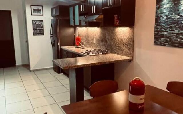 Cómodo y bonito apartamento con alberca