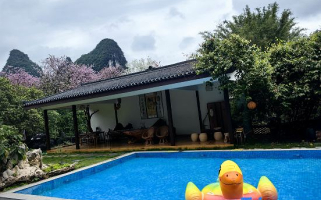 Yayuan Private Hot Spring Resort Homestay - Yulong River Jiuxian Wharf Yangshuo – Pool – Guilin