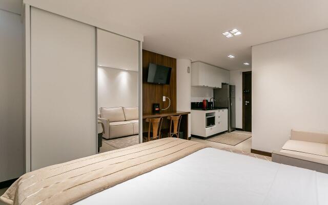 Vista mar com sacada no Centro #CA50