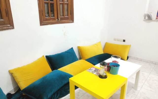 Blue And White House