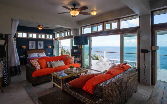 'tortola Adventure' Private Villa: Ocean-view Pool