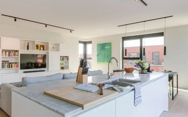 Spacious Apartment With Beautiful Terrace Near Ghent