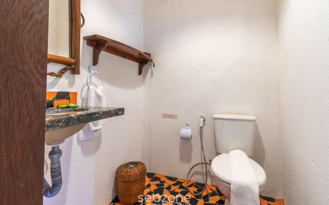 Chalé incrível de frente para o mar EDB002