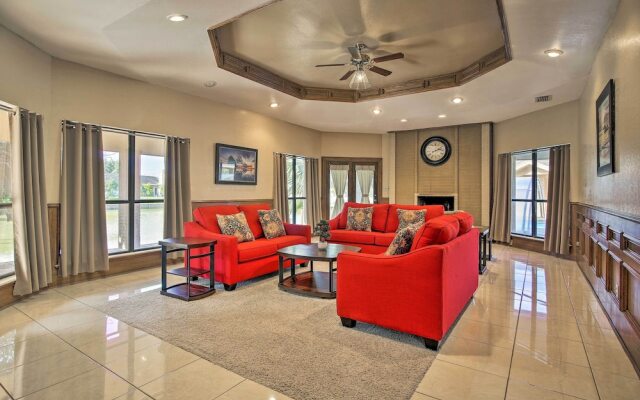 Pool & Game Room: Waterfront Harlingen Home