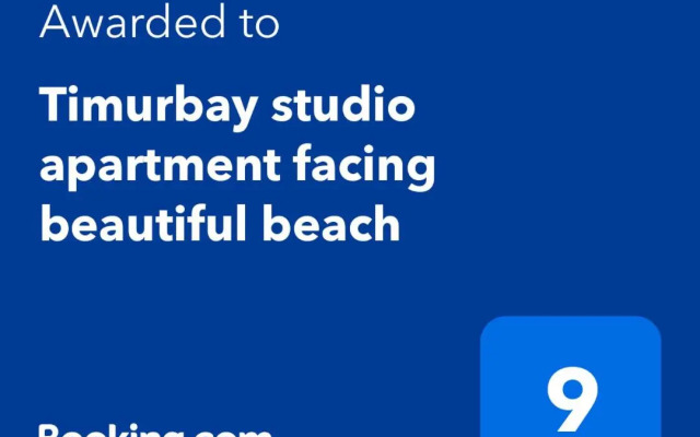 Timurbay studio apartment facing beautiful beach
