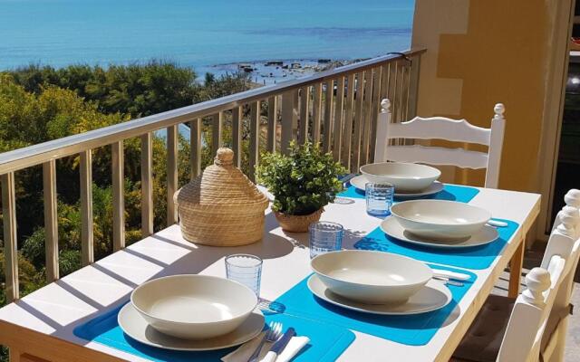 Sitting on the beach