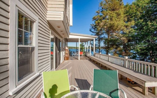 East Boothbay Oceanfront Home by RedAwning