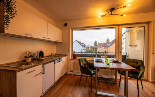 Exklusiv & Zentral: 1-Zi. Apartment mit Balkon Stellplatz