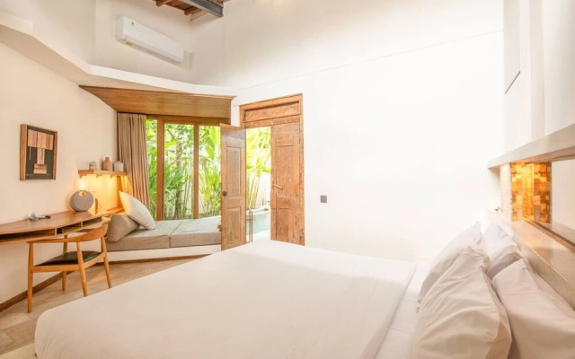BA Villa 5 1 Bed Villa 5 Mins to Every Exquisite 1-br Villa With Pool 4 Mins to Echo Be – Guest Rooms – Pererenan