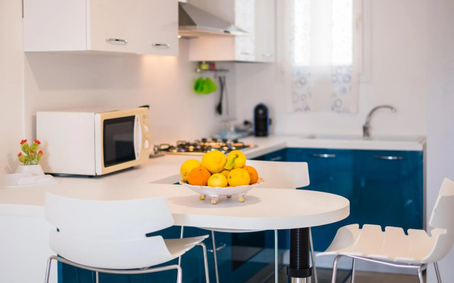 Apartment window on the sea