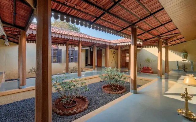 SaffronStays Anantham, Kamshet - pet-friendly lakefront villa with a huge verandah