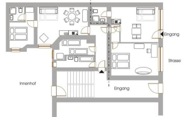 Altbauwohnung mit 3 Bädern (PB6)