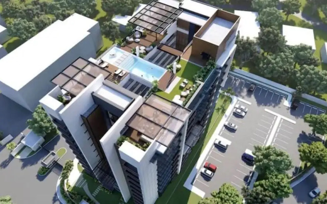 Comfy Studio with rooftop pool