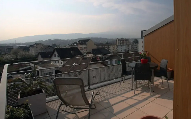 Home on the roof with calm and tranquility