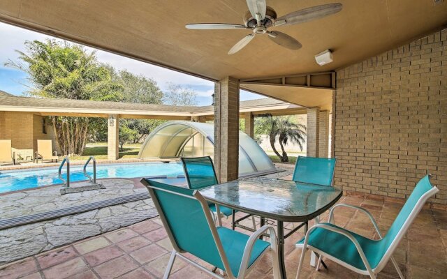 Pool & Game Room: Waterfront Harlingen Home