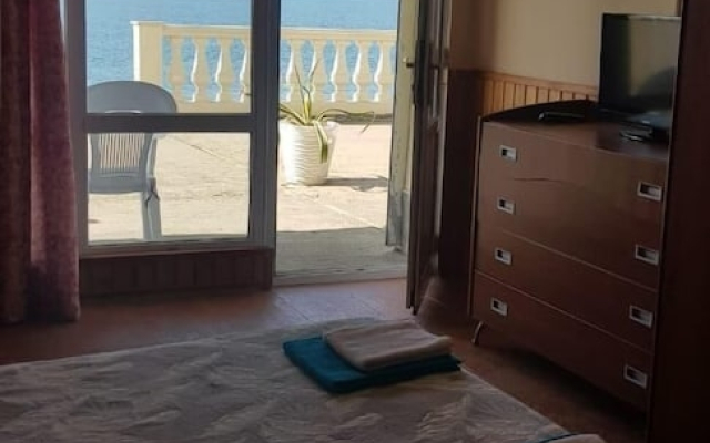 Sea outside window