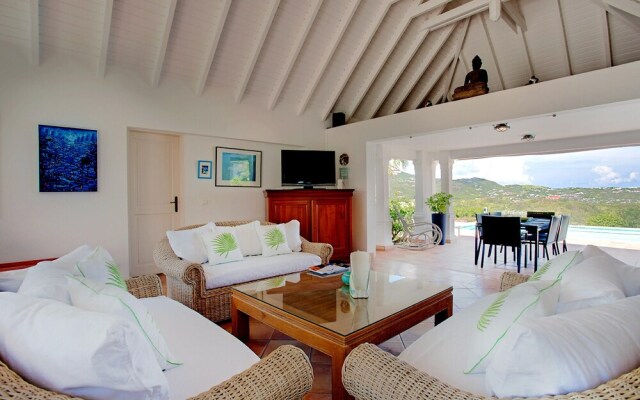 Villa with 3 Bedrooms in St Barthelemy, with Wonderful Sea View, Private Pool, Furnished Garden - 800 M From the Beach