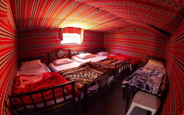Martian desert camp