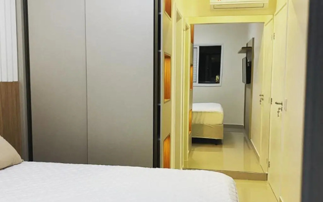 Apartamento em Bertioga com varanda gourmet