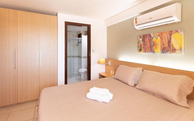 [KaririBeach319A] Flat 1q com vista maravilhosa