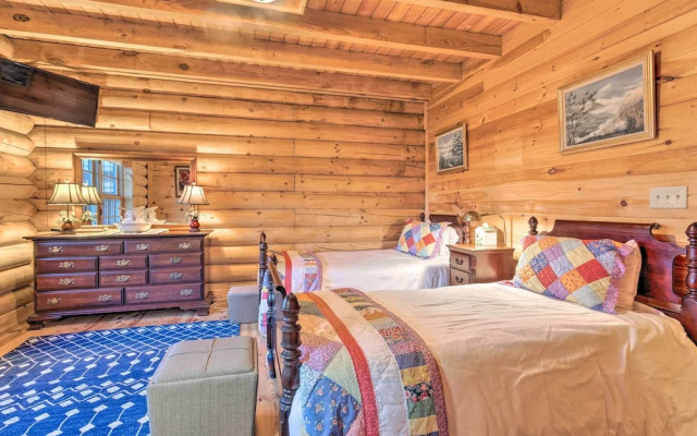 Wraparound Deck: Linville Mountain Cabin