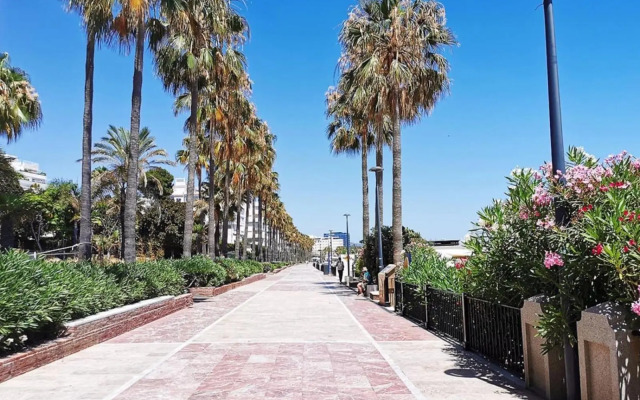 Marbella downtown next to the sea