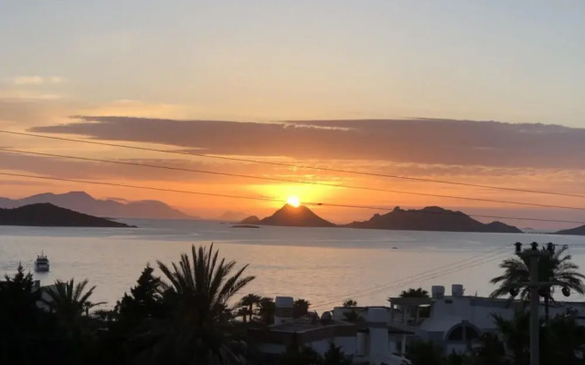 House With Amazing Sea View and Backyard in Bodrum