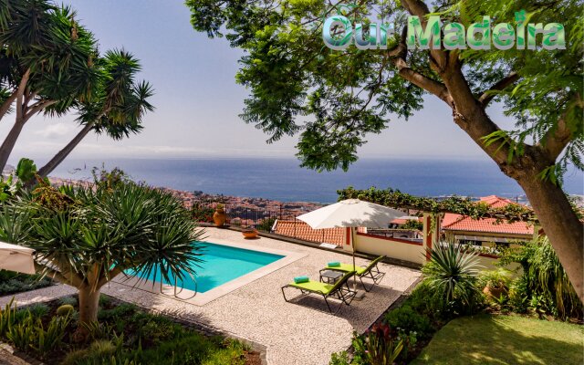 Beautiful Character Villa In Funchal, Heated Pool, Seaview Quinta D'Alegria