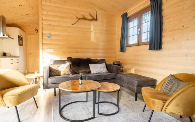 Wooden Chalet with Dishwasher near De Veluwe National Park