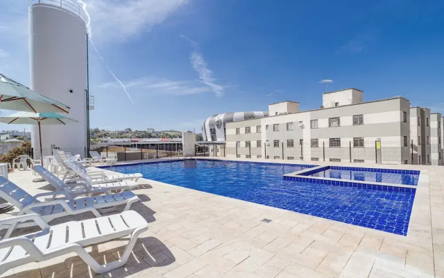Arena MRV 2 quartos com piscina e vaga