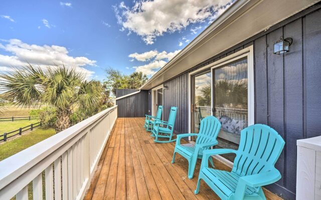 Sunny Edisto Island Duplex - Half Mile to Beach!